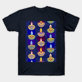 Diwali Diya Lamps T-Shirt